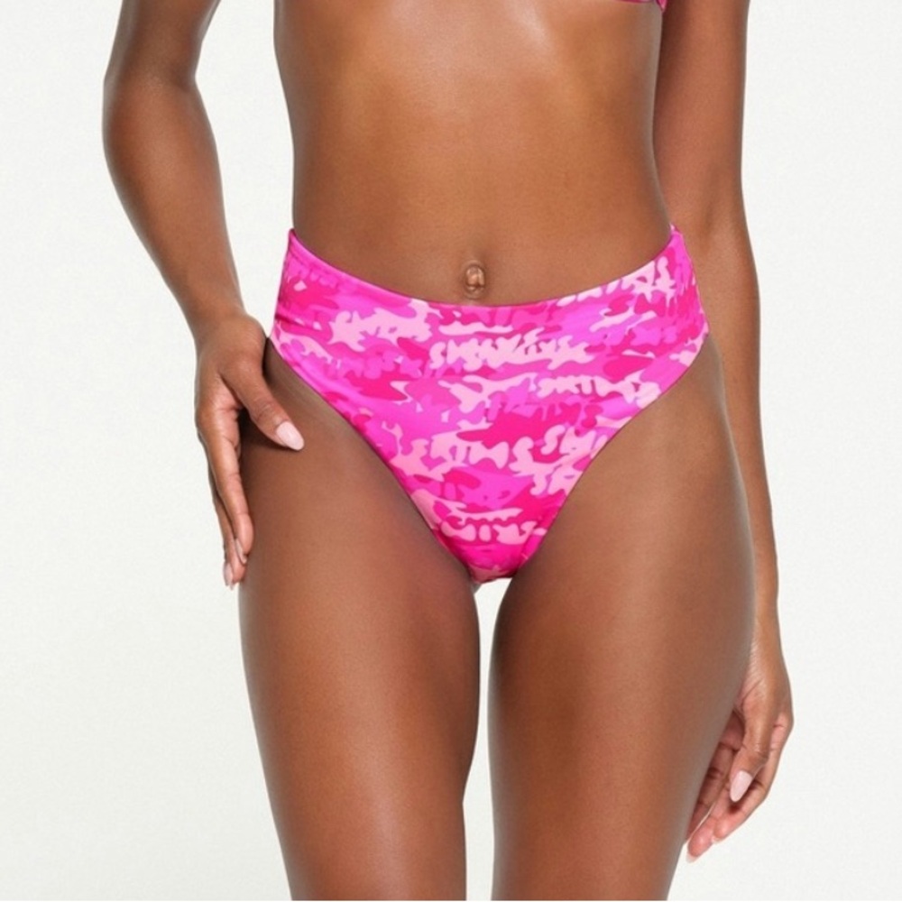 Pink Camouflage Bikini Bottom